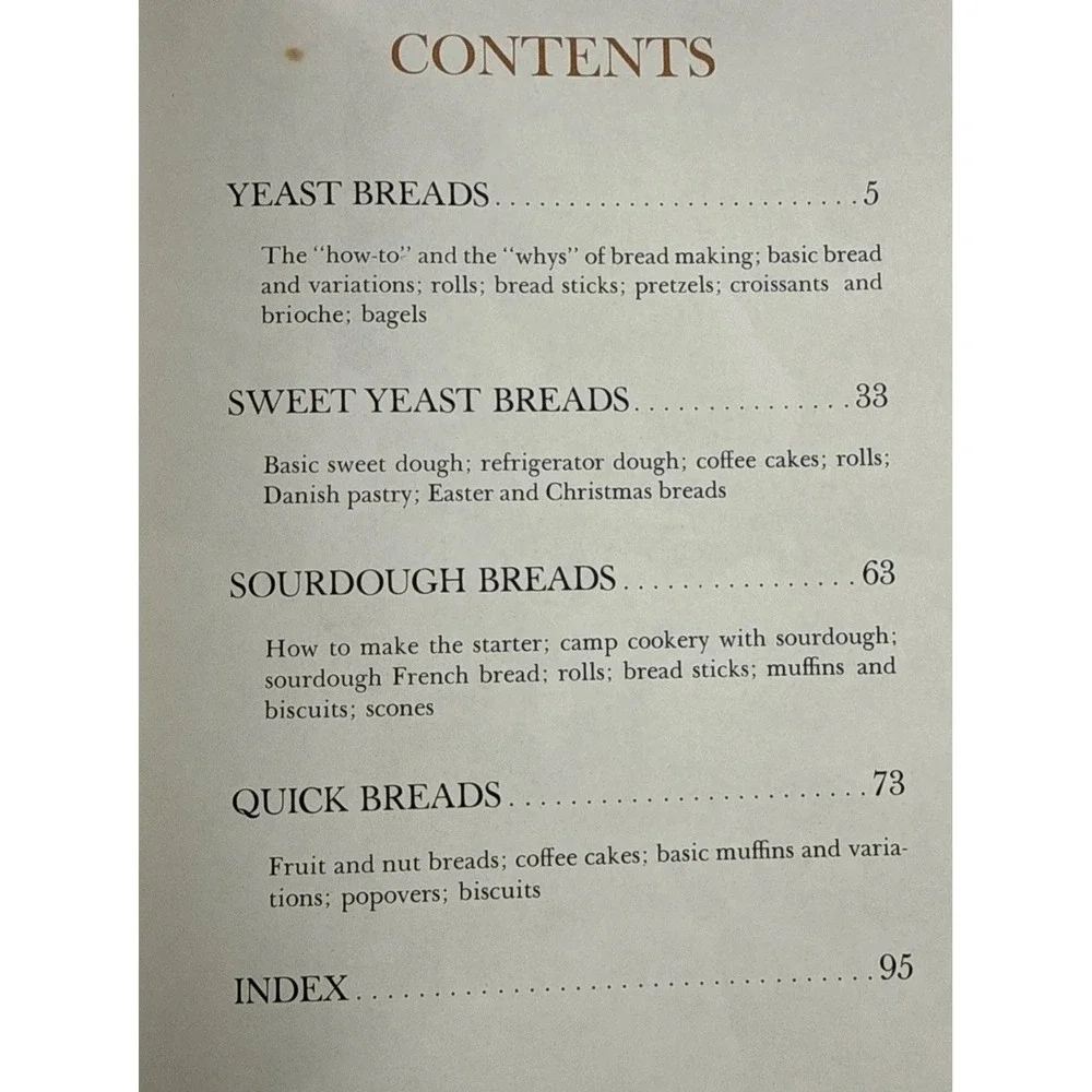 Sunset‎ Cook Book of Breads by Sunset Books - Lane Books Menlo Park CA 1973
